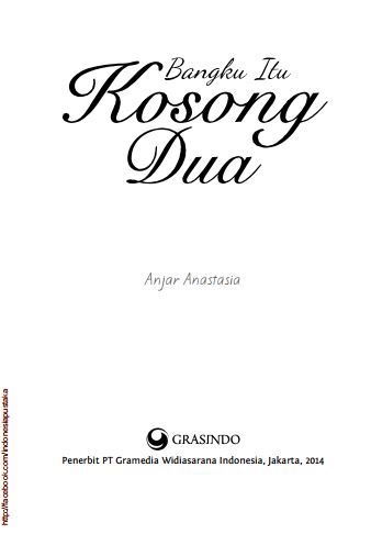 Bangku Itu Kosong Dua